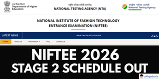 NIFTEE 2026 Stage 2 Schedule Out; PG Interviews from April 6, UG Admit Cards Soon